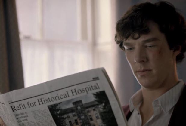 Benedict Cumberbatch as Sherlock in 'A Scandal in Belgravia'