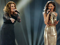 The X Factor star reveals that the duet in the series finale didn't go to plan.