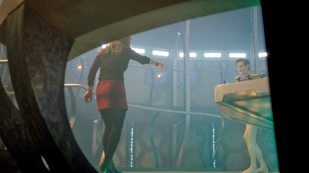 Matt Smith and Jenna Coleman in Doctor Who Christmas special