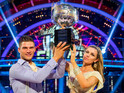 Abbey Clancy tells DS where she'll keep Strictly Come Dancing trophy.