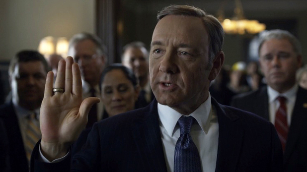 Kevin Spacey in the trailer for House of Cards' second season