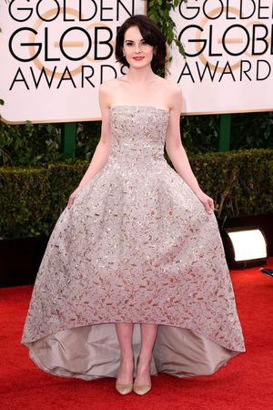Michelle Dockery 71st Annual Golden Globe Awards, Arrivals, Los Angeles, America - 12 Jan 2014