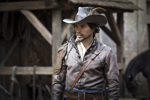 Santiago Cabrera as Aramis in The Musketeers episode one