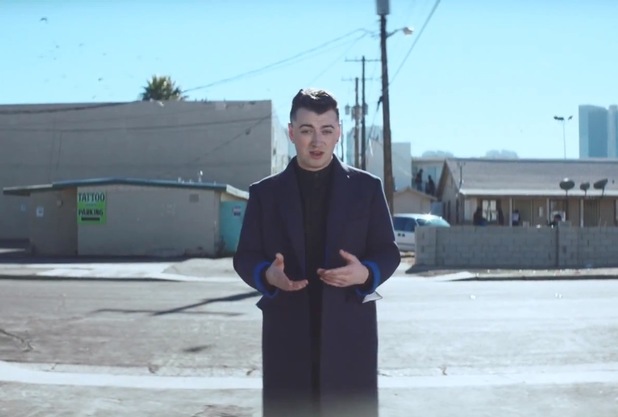 Sam Smith 'Money On My Mind' music video still.