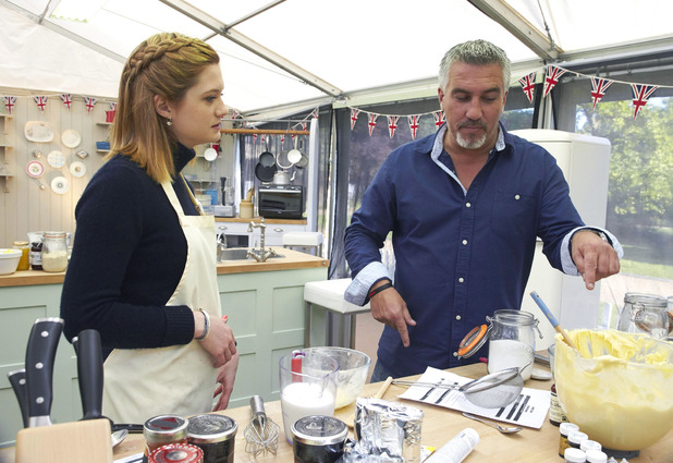 Bonnie Wright and Paul Hollywood