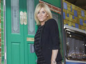 The soap actress appears at the Caravan & Motorhome Show in Manchester.