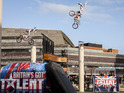 The judges are left open-mouthed watching death-defying bike stunts.