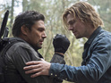 Manu Bennett hints at the battle between Slade Wilson and Oliver Queen.