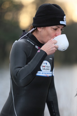 Davina McCall begins day 3 of her BT Sport Relief Challenge