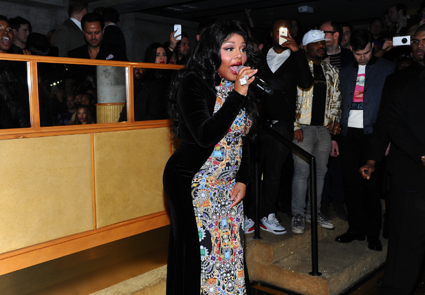 Lil Kim performs at The Blonds After Party - Fall 2014 Mercedes - Benz Fashion Week at Gilded Lily