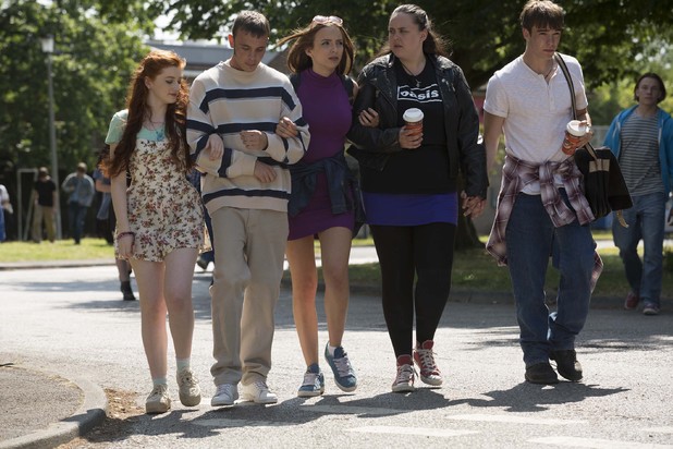 Some of the stars of My Mad Fat Diary