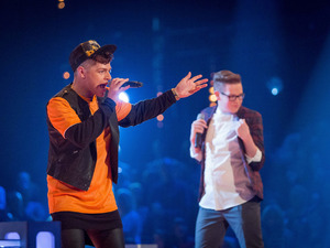 Callum Crowley and Tom Barnwell battle on The Voice