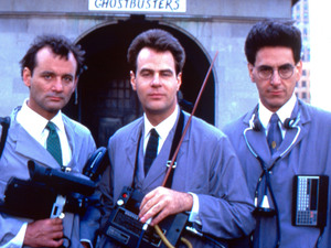 Bill Murray, Dan Aykroyd & Harold Ramis in 'Ghostbusters'