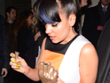 Singer posts upset photo to Instagram after accidentally breaking her prize.