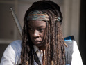 The Michonne actress says a "dire" circumstance awaits Rick's group.