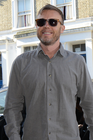 Gary Barlow arrives to record the official World Cup single