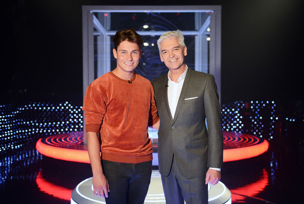 Joey Essex and Phillip Schofield on The Cube
