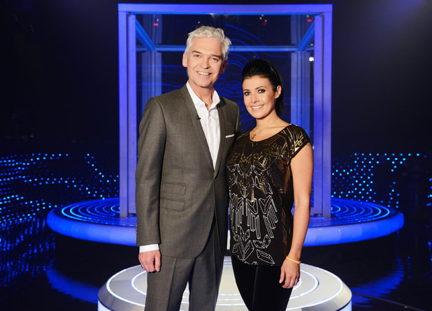 Phillip Schofield and Kym Marsh on The Cube