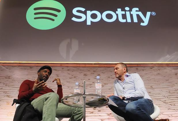 Idris Elba talks to Spotify at Ad Week Europe.