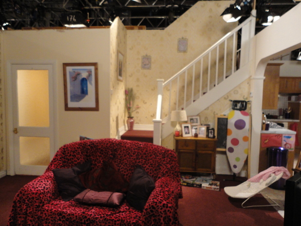 The set for the Platt family home