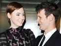 Matt Smith supports Karen Gillan at LA screening of horror Oculus.