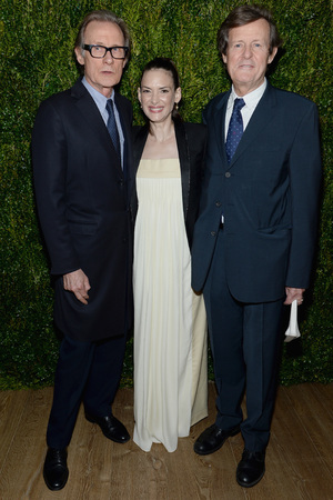 NEW YORK, NY - APRIL 07: (L-R) Actor Bill Nighy, Winona Ryder and David Hare attend the Vogue & The Cinema Society screening of 'Turks and Caicos' at the Crosby Street Hotel on April 7, 2014 in New York City. (Photo by Dimitrios Kambouris/WireImage)