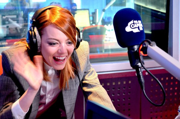 Emma Stone reacts to Mel C call on Capital FM