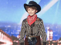 11-year-old Edward Pinder throws knives at his mother in a tense audition.