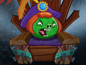 Picture shows a green pig on a wooden throne, parodying the HBO series.