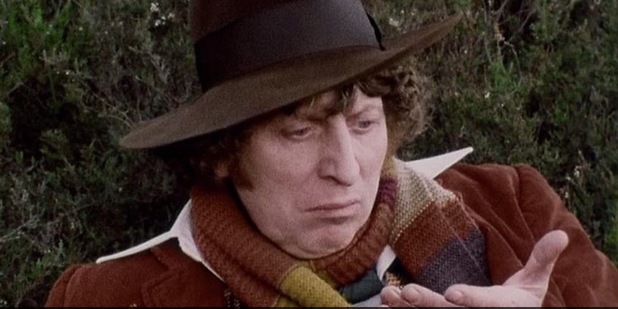 Tom Baker in classic Doctor Who