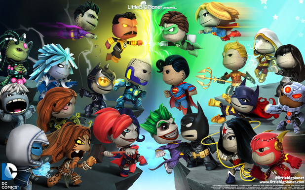 LittleBigPlanet PS Vita DC Comics characters