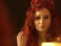 X Factor star dresses up in the promo video for her brand new track.