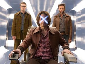 Hugh Jackman, Nicholas Hoult, James McAvoy in X-Men: Days of Future Past