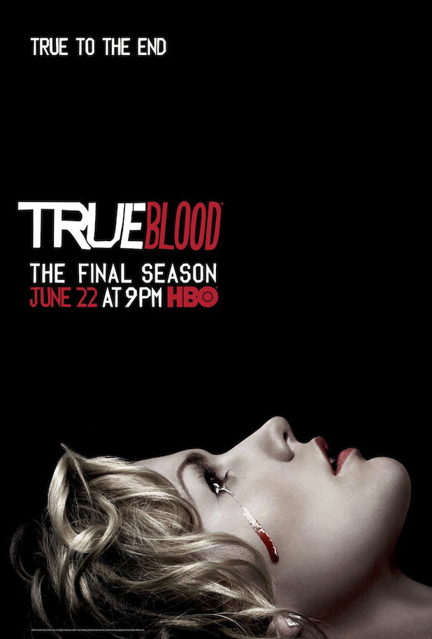 True Blood Season Anna Paquin Cries Tears Of Blood In New Poster