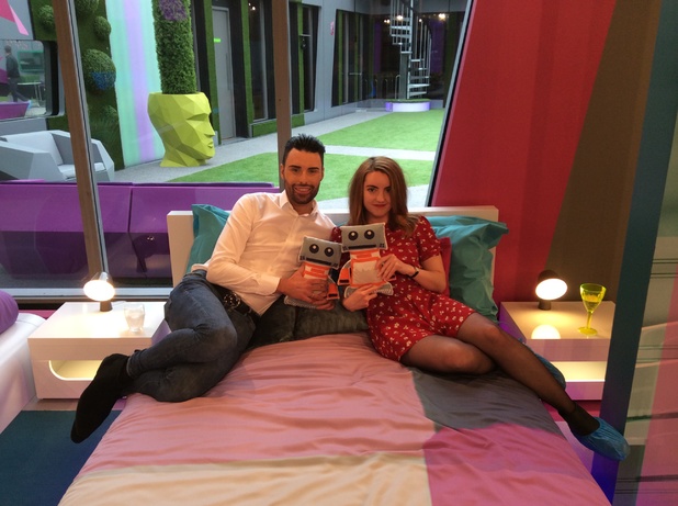 Digital Spy's Frances with Rylan Clark