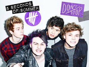 5 Seconds Of Summer 'Don't Stop' artwork