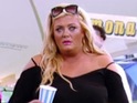 The reality TV star has returned for filming after quitting I'm a Celebrity.