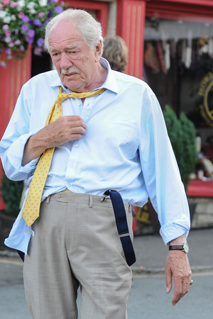 Actors seen of set for the filming of JK Rowling's 'The Casual Vacancy' - Part 3
Michael Gambon