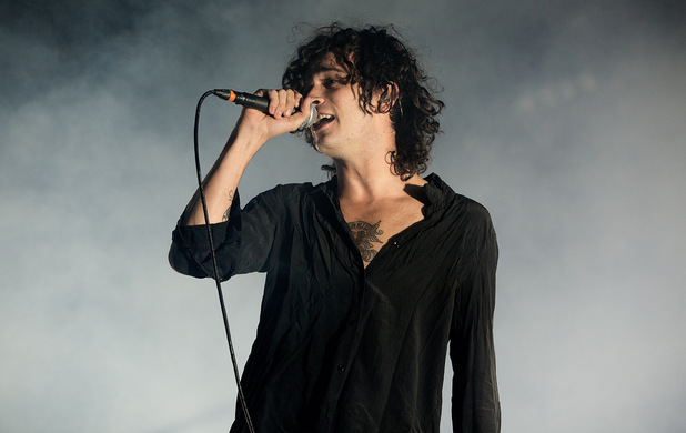 Matthew Healy of The 1975 performs on stage at Leeds Festival 2014