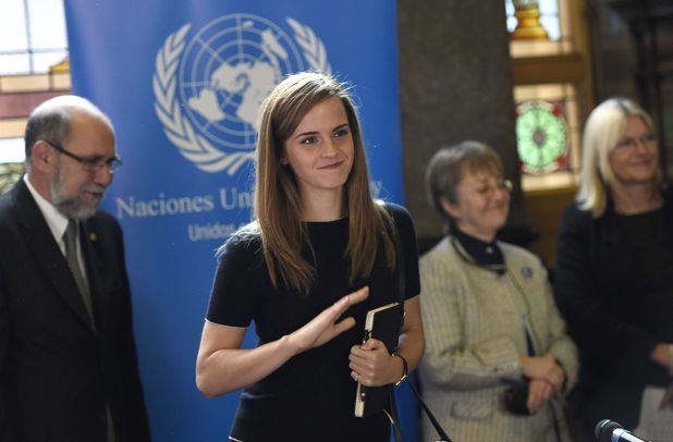Emma Watson in Montevideo, Uruguay - 17 Sep 2014British actress and Goodwill Ambassador of the United Nations (UN) Emma Watson delivers a speech during an event petitioning for the increase of the presence of women in the Parliament in MontevideoEmma Watson 17 Sep 2014