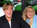 See which TOWIE stars are filming a double date at the amusement park.