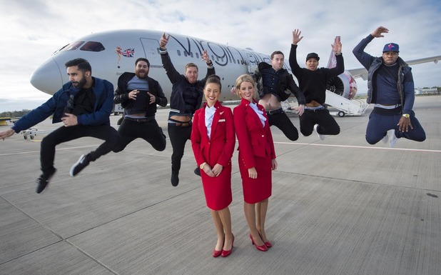 Rudimental & Gorgon City at London Gatwick airport before departnig to play gig 30,000ft in the sky