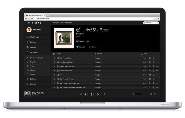 Tidal CD quality streaming service 