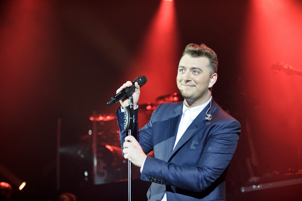 Sam Smith performs on stage at Eventim Apollo, Hammersmith on November 6, 2014 in London.