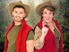 I'm a Celebrity: Jake and Edwina play dress-up in Dingo Dollar Challenge