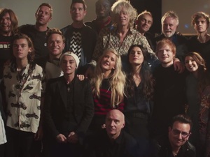 Band Aid 30 stars
