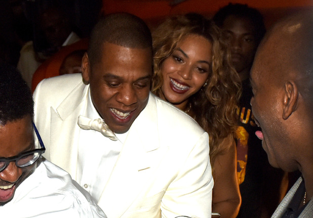 INF - Beyonce and Jay Z Dance In A Second Line Parade for Solange Knowles and Alan Ferguson Wedding Date of Picture: 11/16/2014 See the set: SPL892301