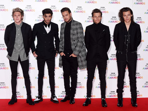 One Direction arrives at the BBC Music Awards 2014