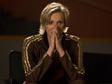 Sue is busy with various schemes in the latest episode of Glee.