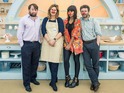 Michael Sheen is super competitive, while Jameela Jamil doesn't seem to know any food.